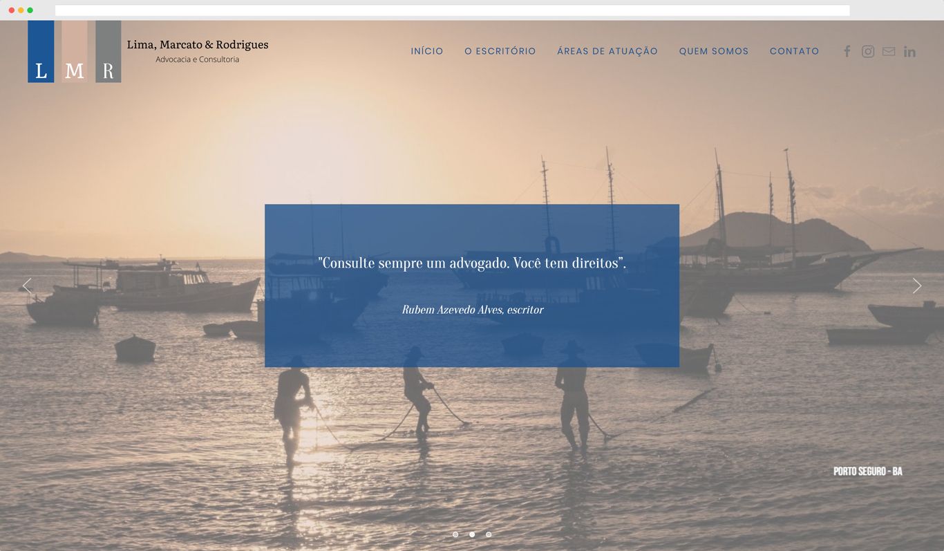 Website Design for Advocacia LMR