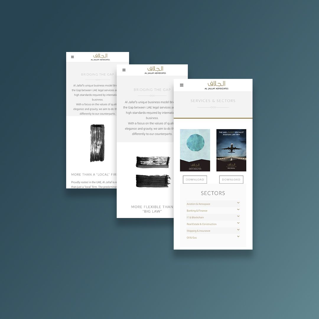 Website Design for Al Jallaf Legal